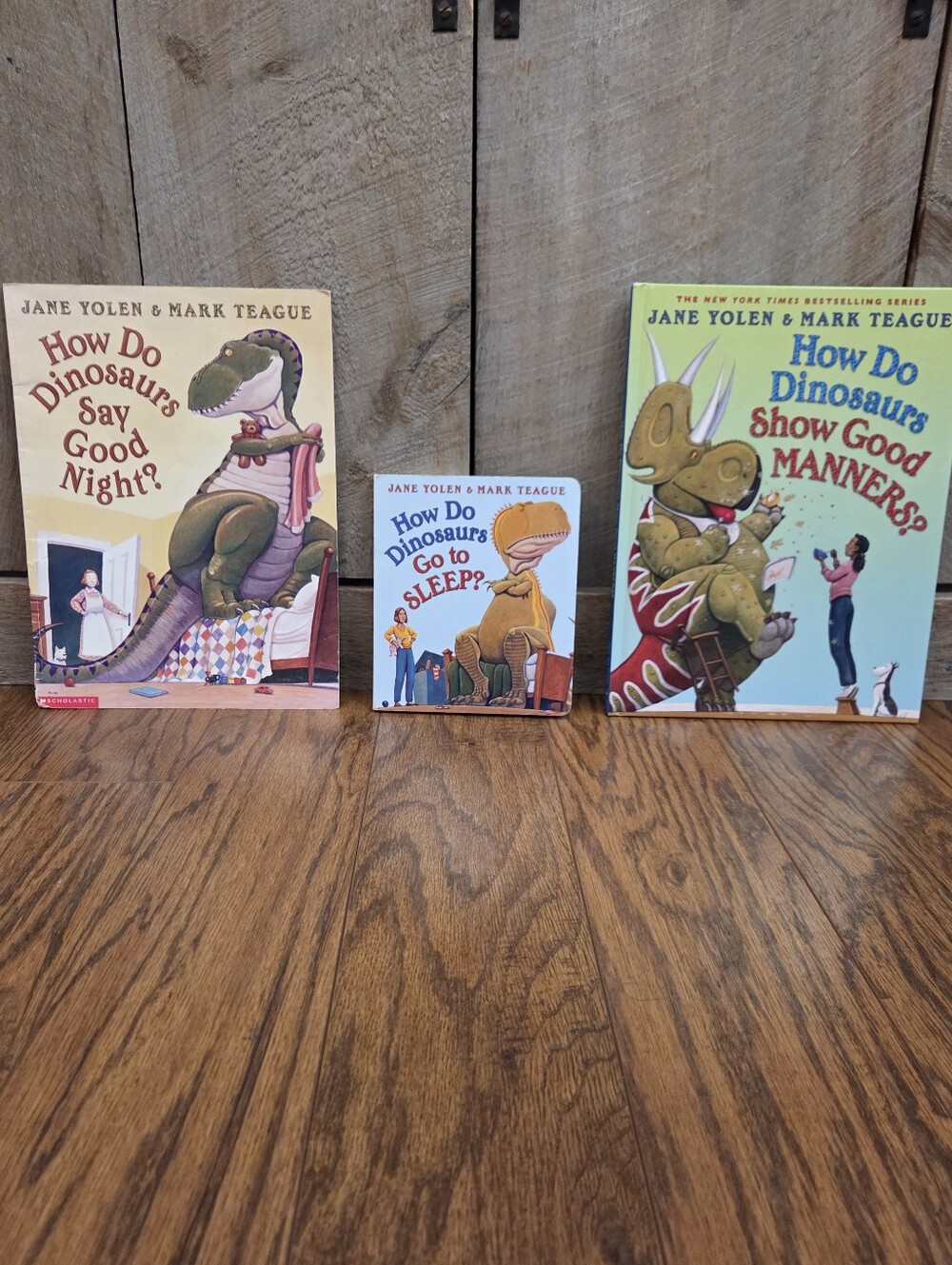 How Do Dinosaurs Books Lot Random Children/Kids/Toddlers/Babies Lot Of 3